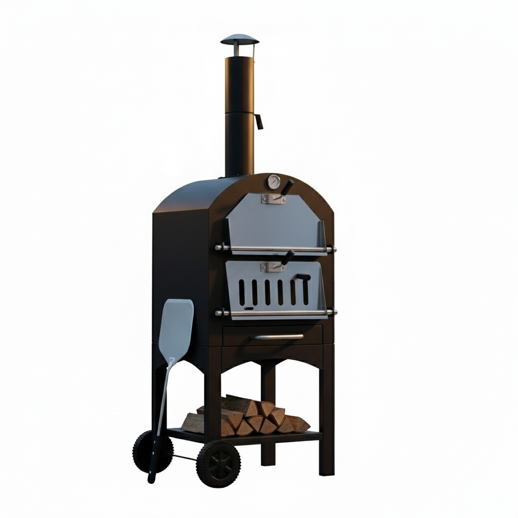 Four à pizza d'extérieur au charbon