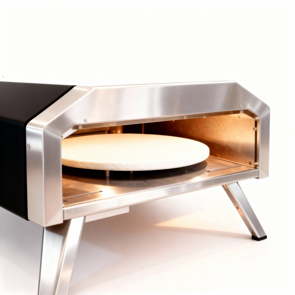 Four à pizza à gaz pierre rotatif